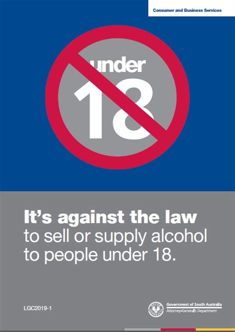 The law on alcohol and under 18s .